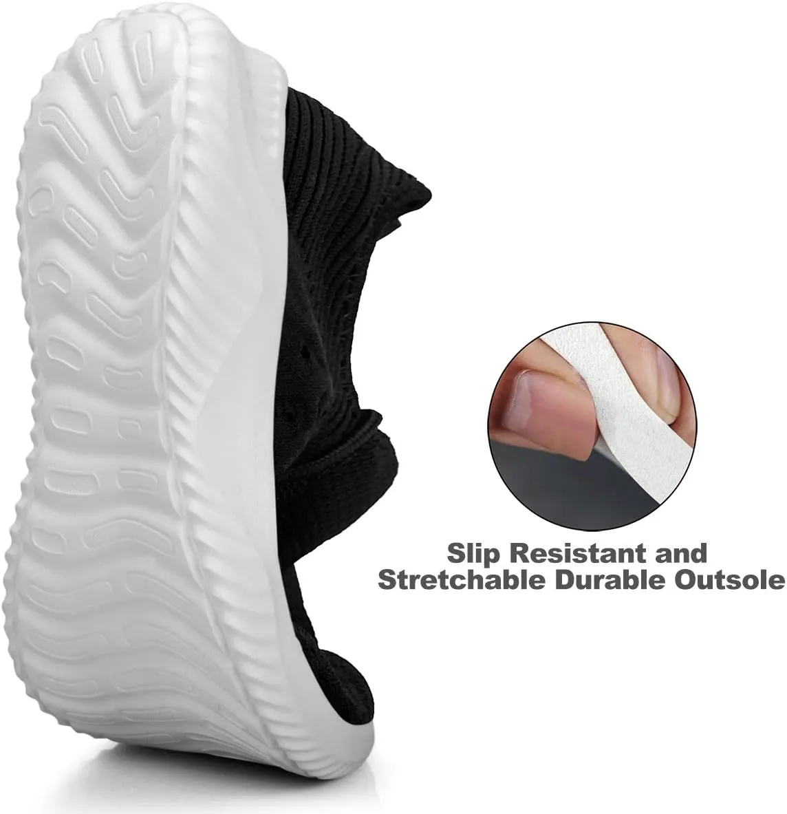 Feethit Womens Slip On Walking Shoes Non Slip Running Shoes Breathable Workout Shoes Lightweight Gym Sneakers