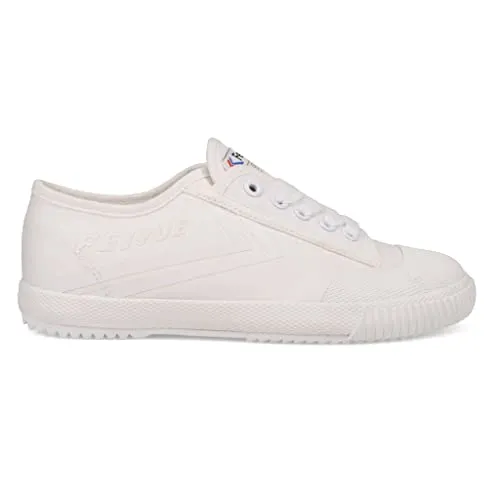FEIYUE Fe Lo 1920 Low Top Canvas Performance Shoe with Rubber Sole Everyday Fashion Sneaker White