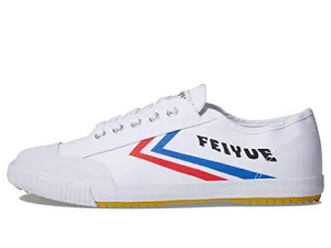 FEIYUE Fe Lo 1920 Low Top Canvas Performance Shoe with Rubber Sole Everyday Fashion Sneaker White