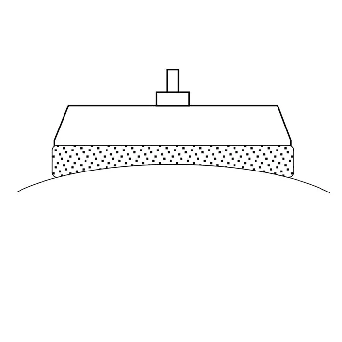 Flexible sanding pads, K 2000