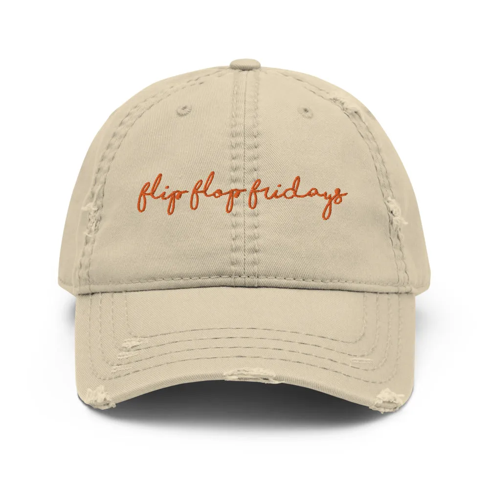 FLIP FLOP FRIDAYS Signature Series - Distressed Dad Hat