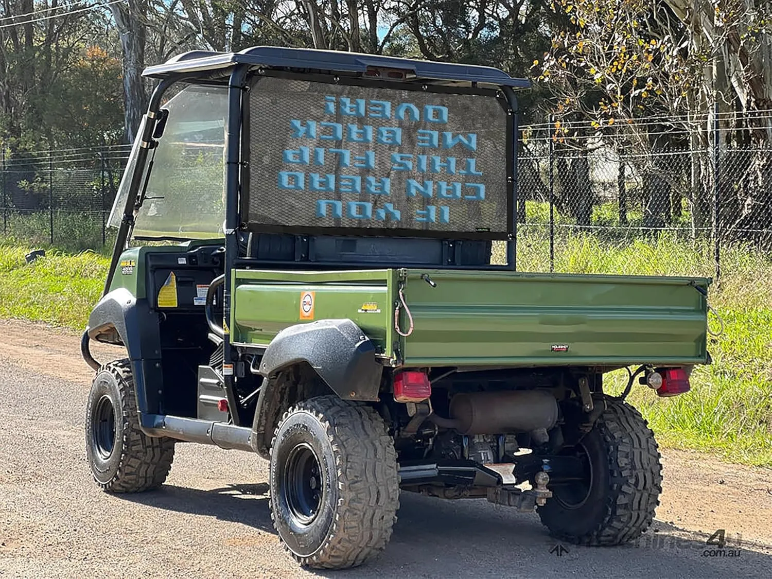 Flip Me UTV Dust Screen Fits Kawasaki Mule 4010