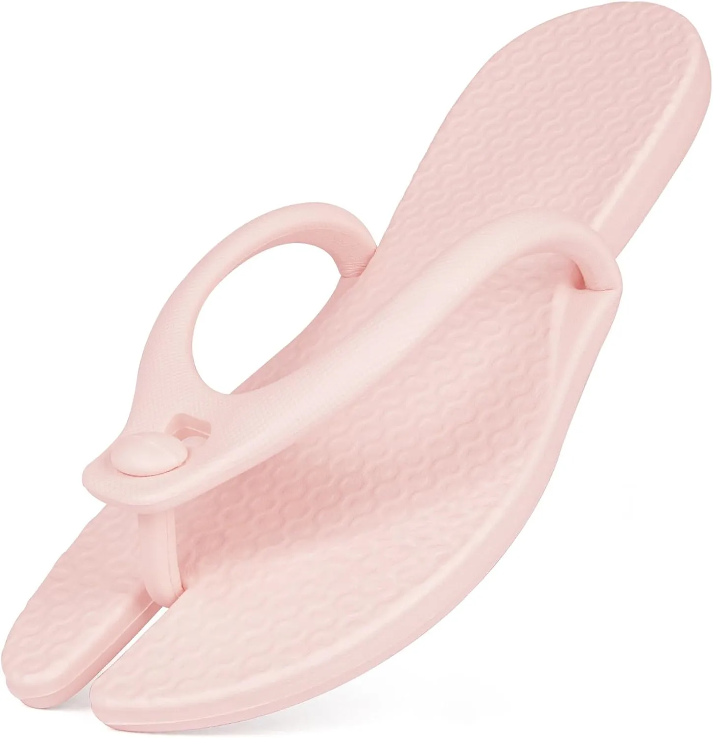 Foldable Flip-Flop Travel Slippers Shower Shoes Slides Summer Camp Sandals Soft Comfy Non-Slip Quick Dry House Bathroom Gym Spa Pool Sandals Beach