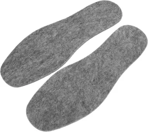FRCOLOR 1 Pair Breathable Wool Felt Insoles Soft Winter Shoe Inserts Sweat Absorbing and Versatile Cuttable for Comfort and Sole Preservation