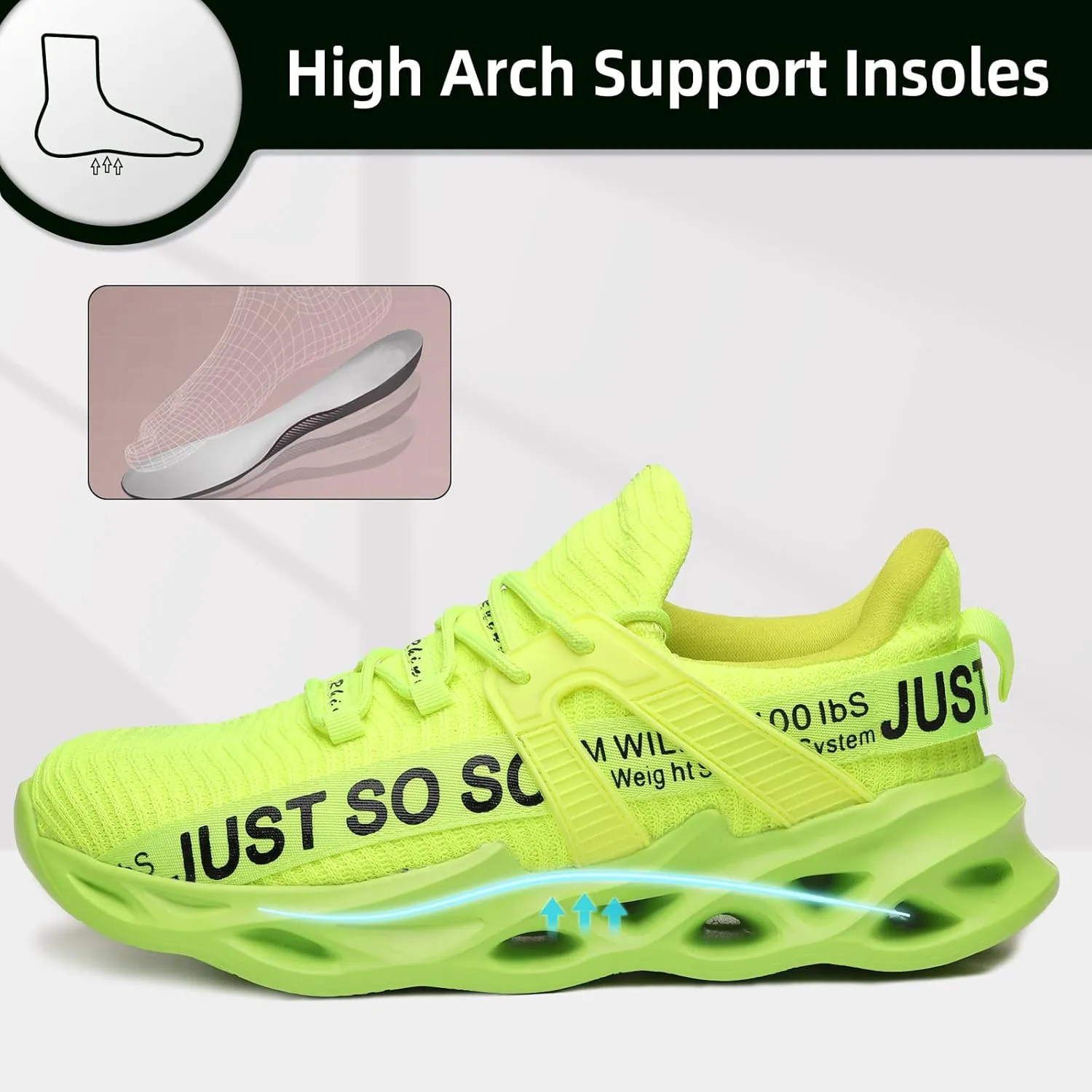 Furuian Steel Toe Shoes for Men Women Lightweight Slip On Safety Work Shoes Comfortable Steel Toe Sneakers