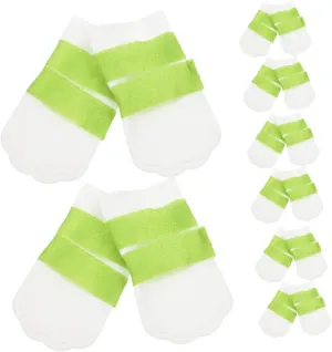 GANAZONO 20pcs Dog Booties for Medium Dogs Breathable Non Slip Paw Protectors Rain Boots for Dirt and Outdoor Shoes