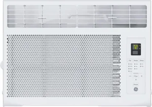 GE Window Air Conditioner Unit, 6,000 BTU for Small Rooms up to 250 sq ft. with Adjustable Fan and Cooling Settings, Perfect for Small Bedroom or Living Room, Easy Install Kit Included, White