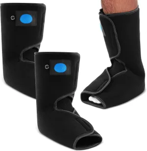 Geiserailie 2 Pcs Short Air cam Walking Boot ankle liner replacement for foot injury Sprained Medical Walker Liner for Left Right Feet (S 9.8 x 8.7inch)