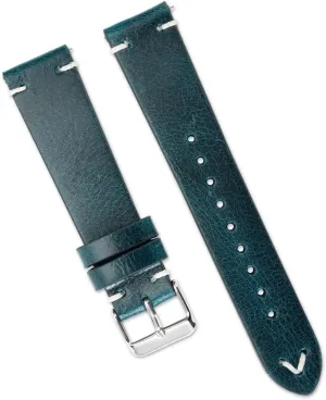 Genuine Retro Leather Watch Strap 18mm 20mm 22mm Watchband Handmade Wristband Quick Release Man Watch Accessories(E,19mm)