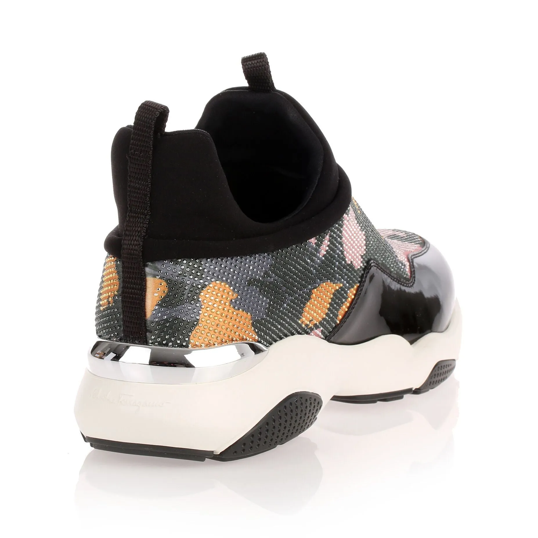 Giolly patent haiti black sneaker
