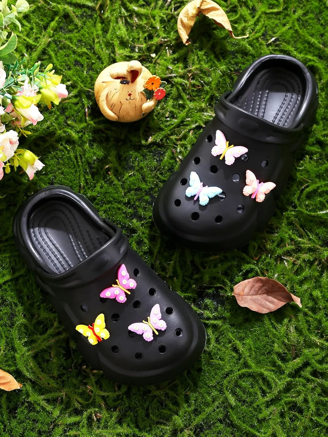 Girls Clog Garden Shoes Slip-on Slide Sandals Beach Water Shoes for Little Kid/Big Kid
