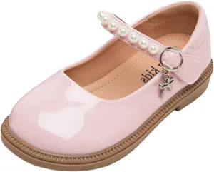 Girls Dress Shoes Mary Jane Double Straps High Heel Wedding Party for Little/Big Kids Shoes for Toddler Sneakers Girl
