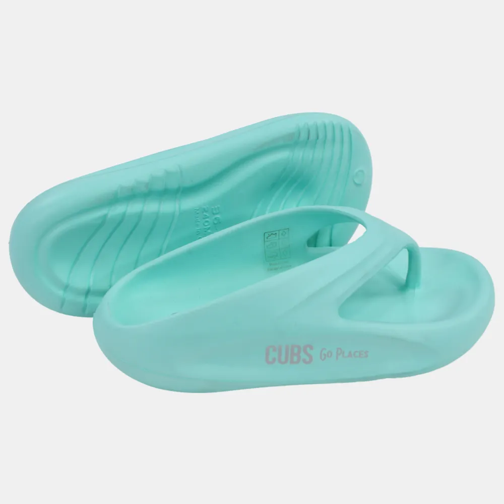 Girls Flip Flops Mint Green