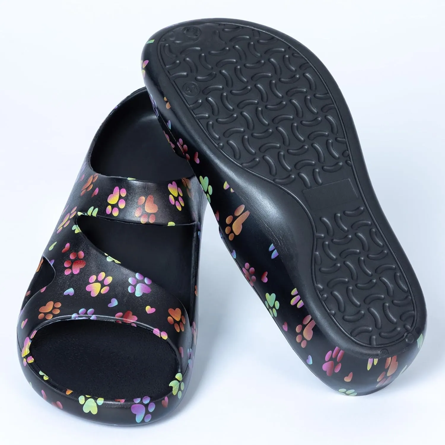 GreaterGood Positively Inspired Slide Sandals Ultra Lightweight Cushioned EVA Soles Easy Slip On Durable Quick Dry Beach Sandal