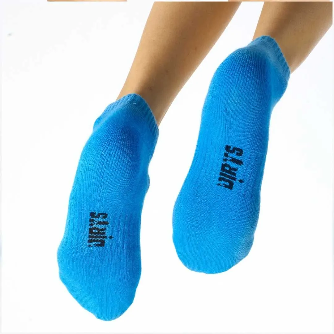 Grey | Light Blue | White Cotton Socks (3 x PAIR)