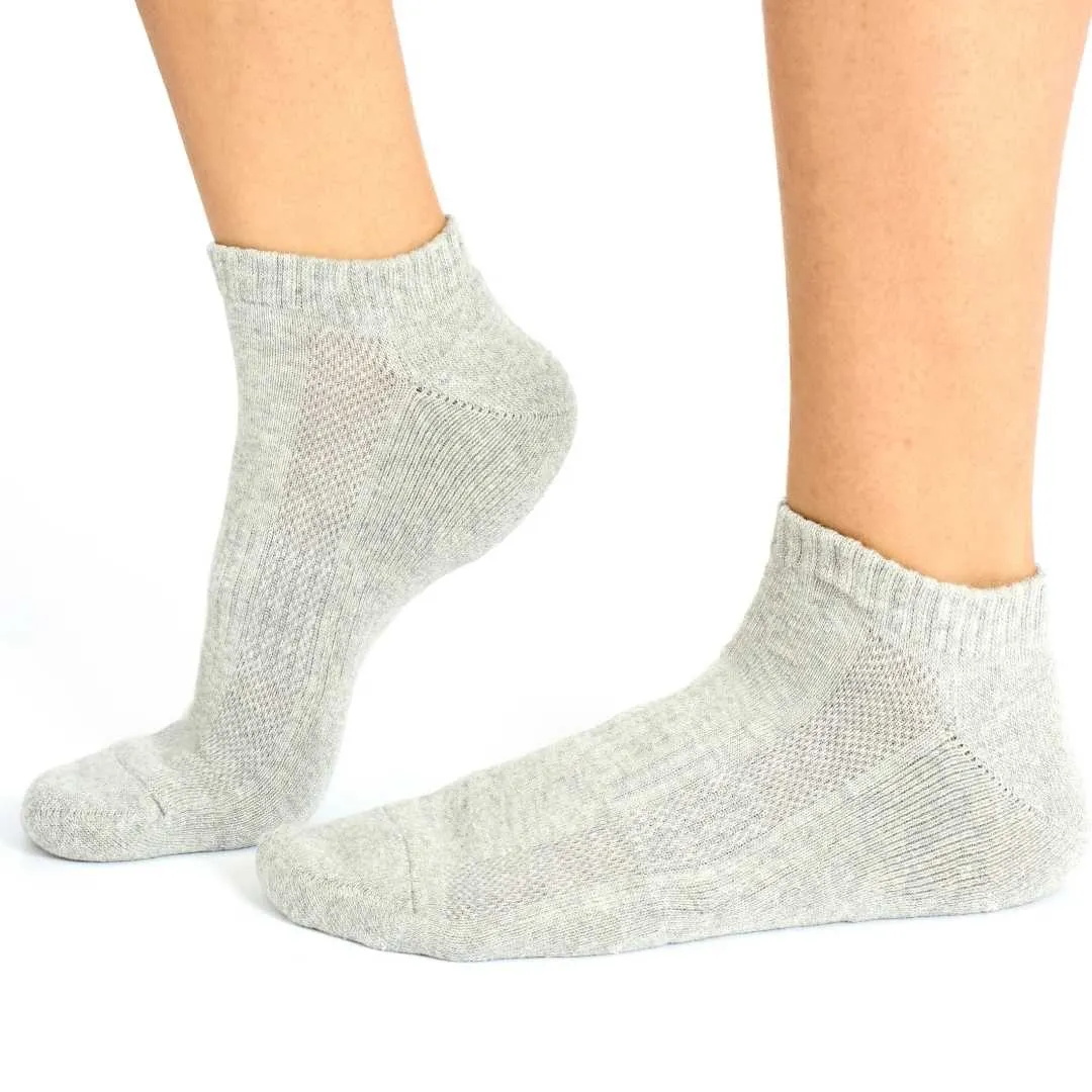 Grey | Light Blue | White Cotton Socks (3 x PAIR)