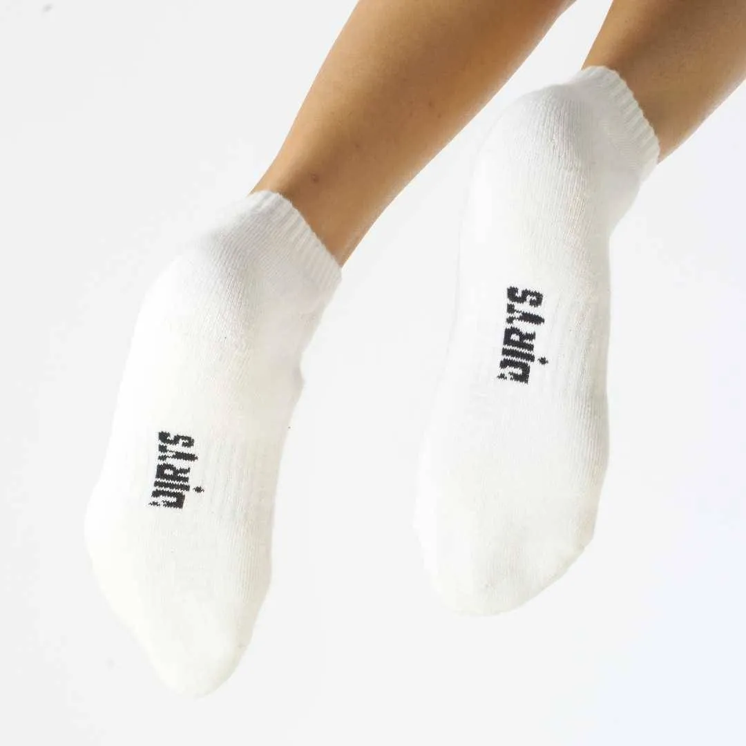 Grey | Light Blue | White Cotton Socks (3 x PAIR)