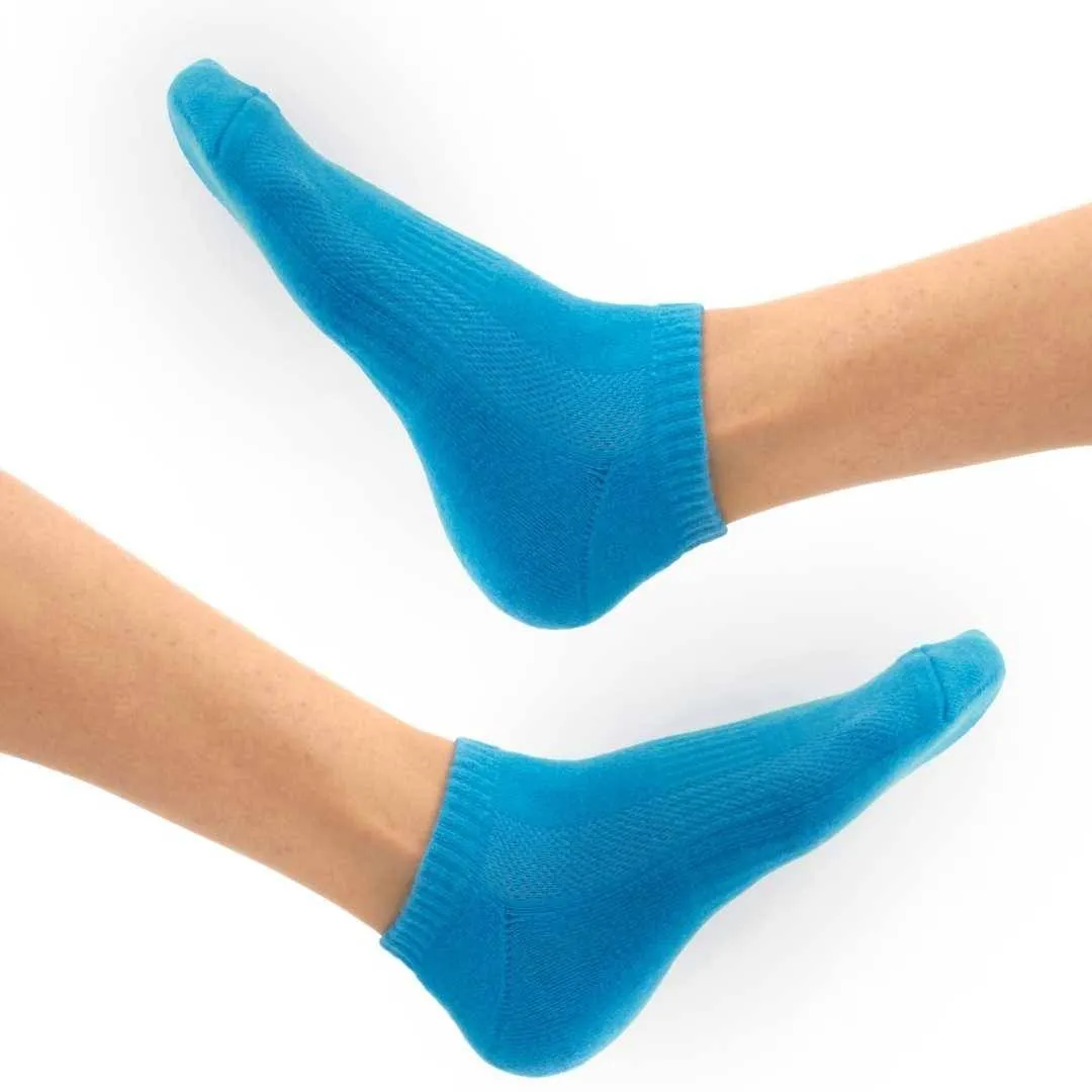 Grey | Light Blue | White Cotton Socks (3 x PAIR)