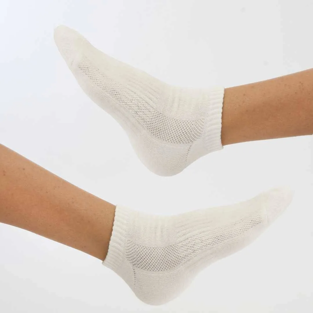 Grey | Light Blue | White Cotton Socks (3 x PAIR)