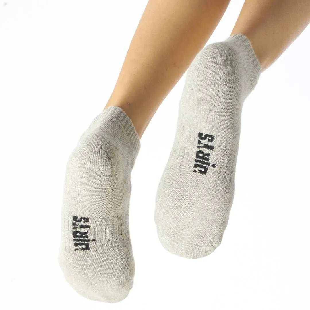 Grey | Light Blue | White Cotton Socks (3 x PAIR)