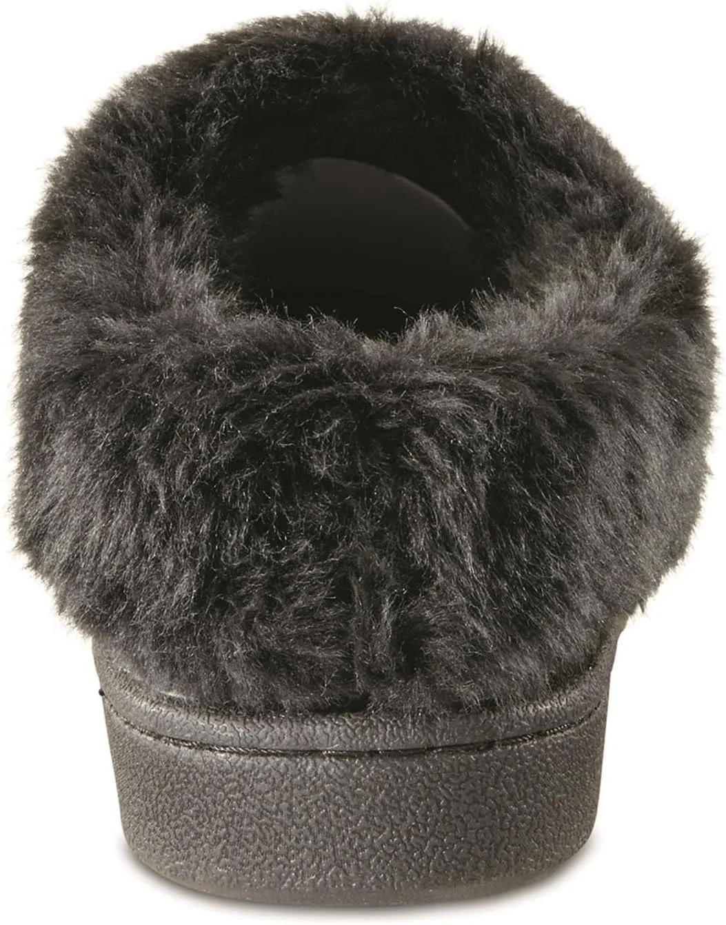 Guide Gear Womens Faux Fur Collar Clog Slippers, Plaid, Fur-Lined, Warm, Slip-On, Lounge Shoes, Bedroom House Slippers, Indoor and Outdoor