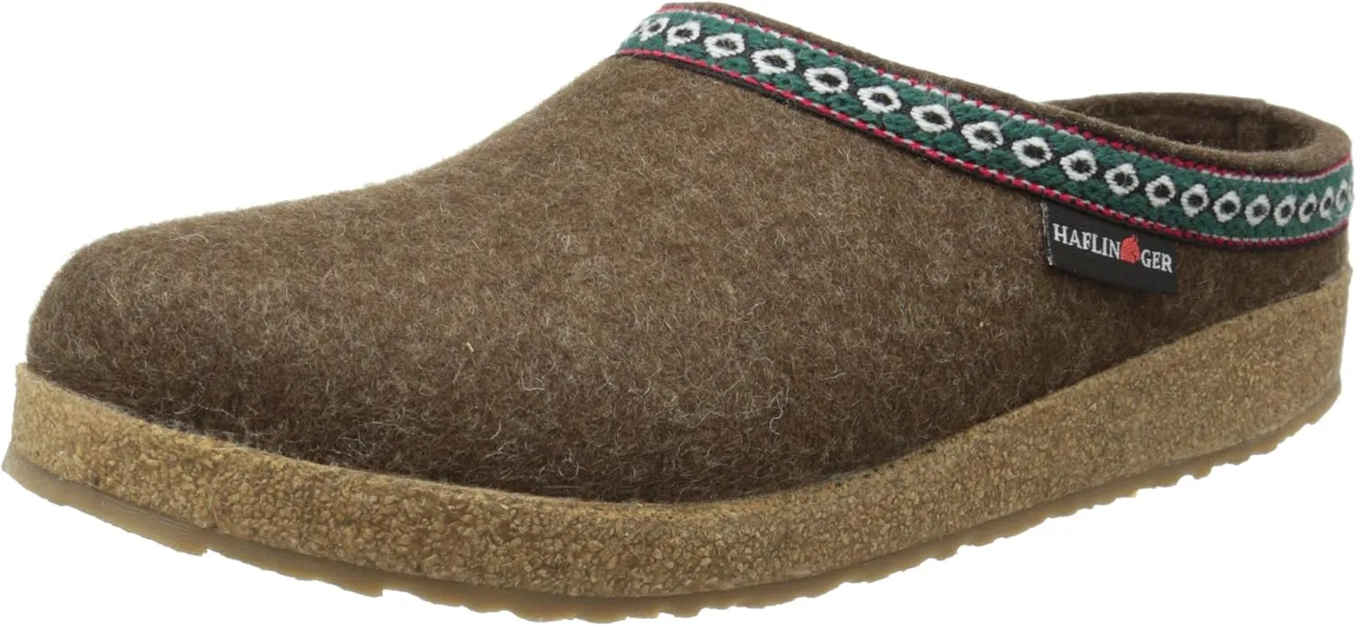 HAFLINGER Unisex-Adult Gz Classic Grizzly Slipper