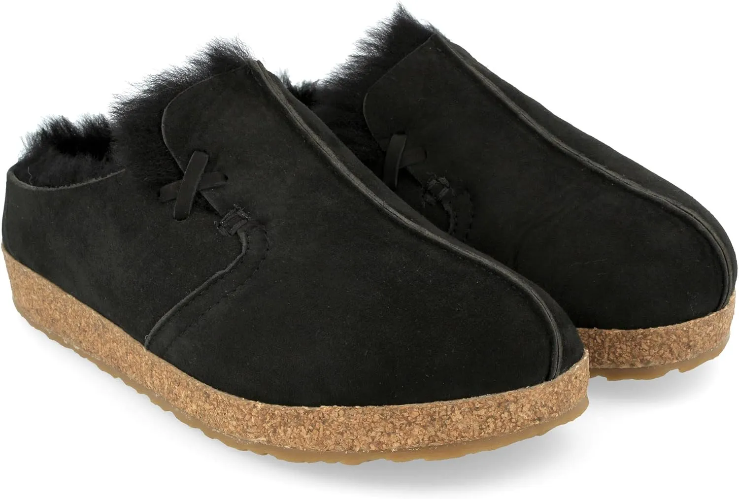 HAFLINGER Women's Saskatchewan Shearling Clogs