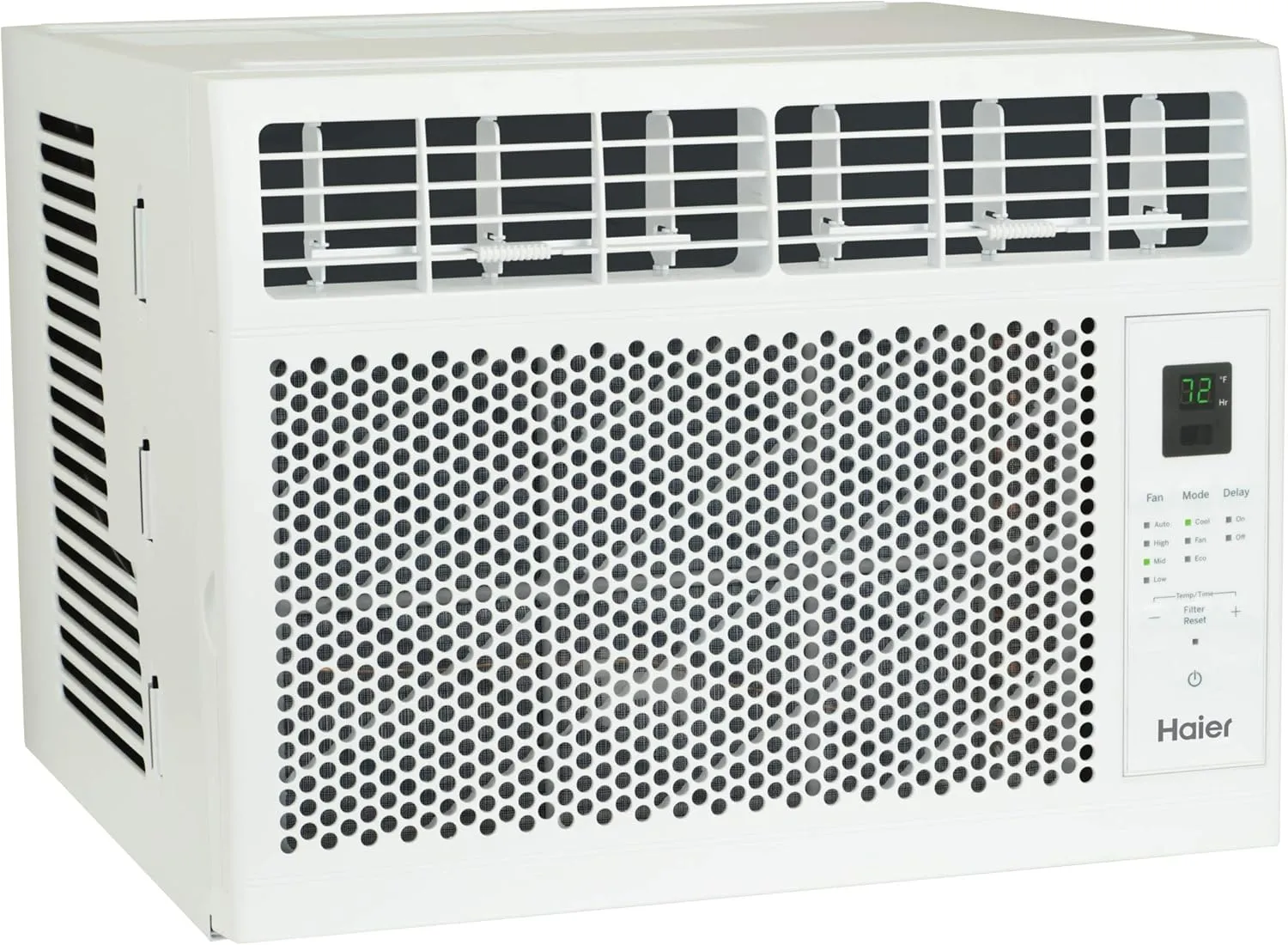 Haier Electronic Window Air Conditioner 6000 BTU, Efficient Cooling for Smaller Areas Like Bedrooms and Guest Rooms, 6K BTU Window AC Unit with Easy Install Kit, White