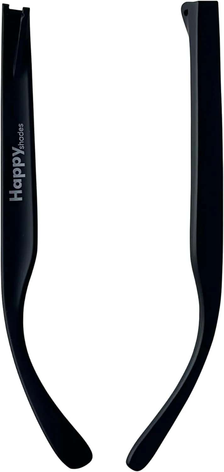 Happy Shades-Replacement Temple Arm Compatible with Oakley Frog Skins OO9013, OO9245 – Durable & Secure Fit for Sunglass Frames (Black Matte Left)