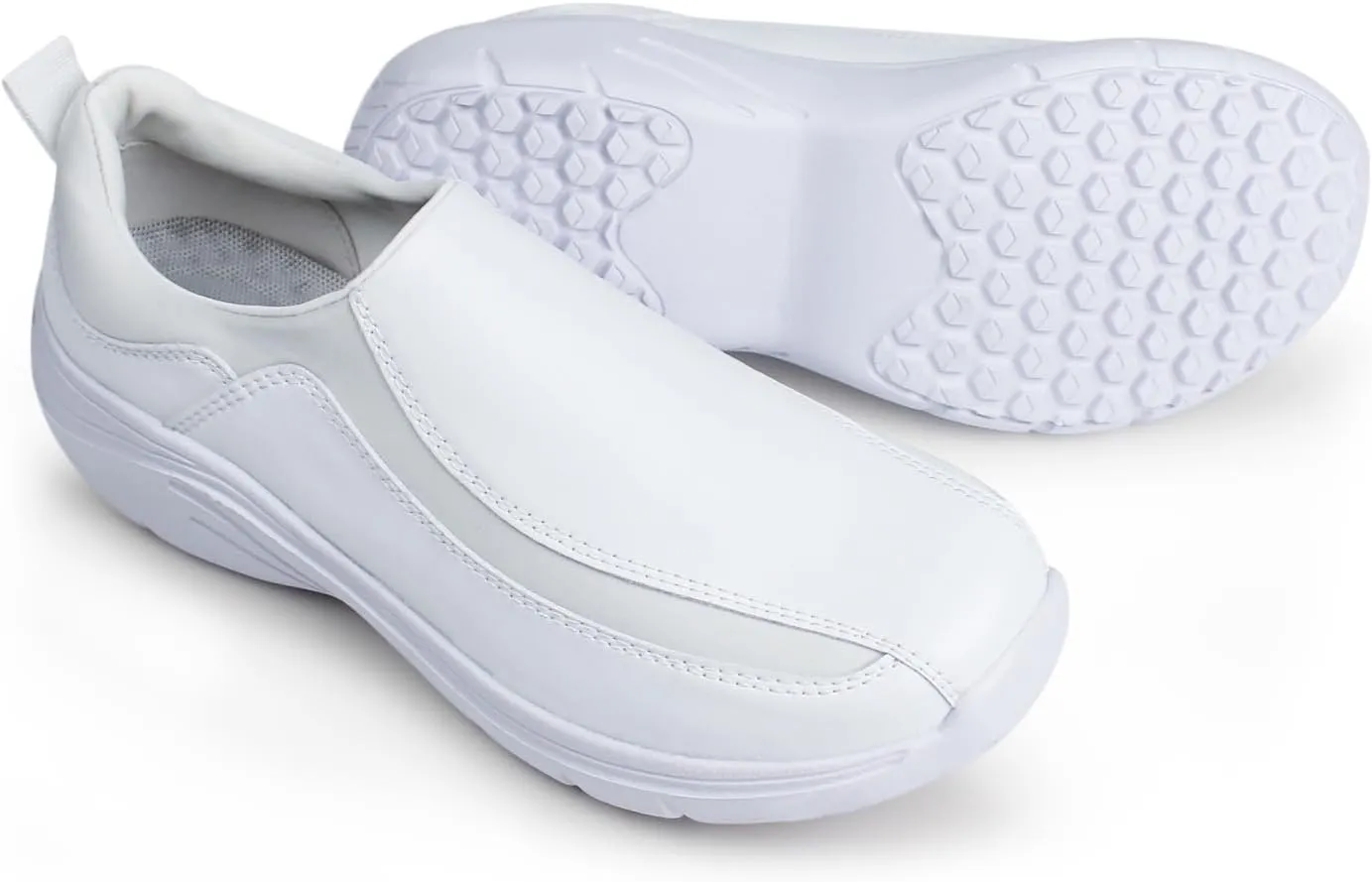 Hawkwell Women's Slip on Lightweight Nursing Shoes Slip Resistant Healthcare Work Shoes