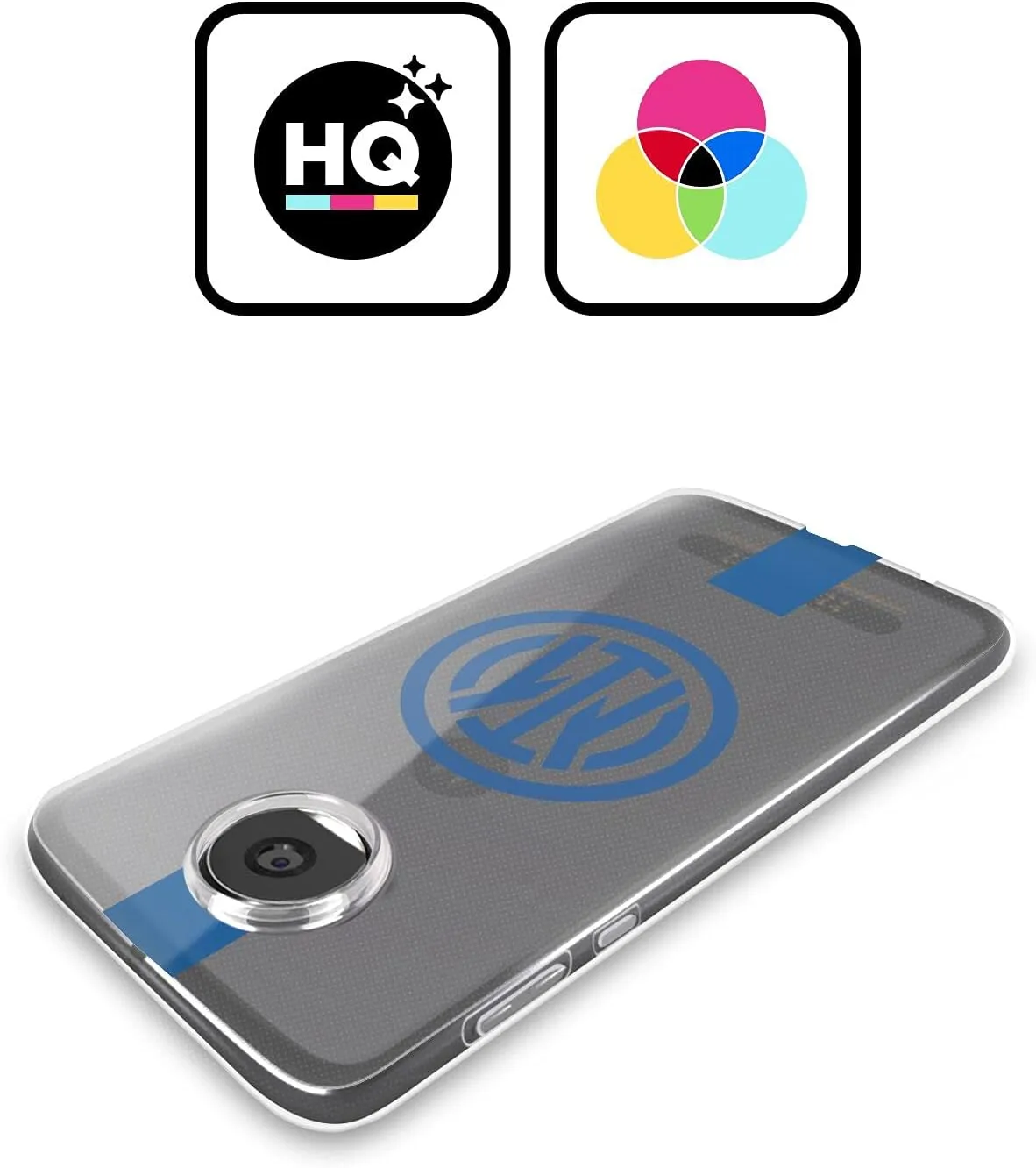 Head Case Designs Officially Licensed Inter Milan Stripes Logo Soft Gel Case Compatible with Motorola Moto Edge 30 Fusion