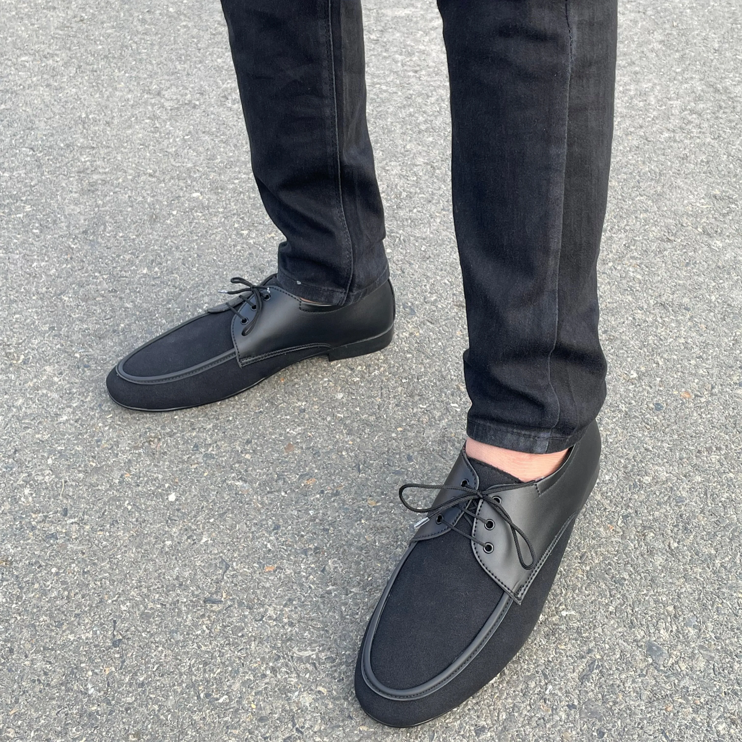 Hedgez Handmade Maverick Black Shoe - 0412