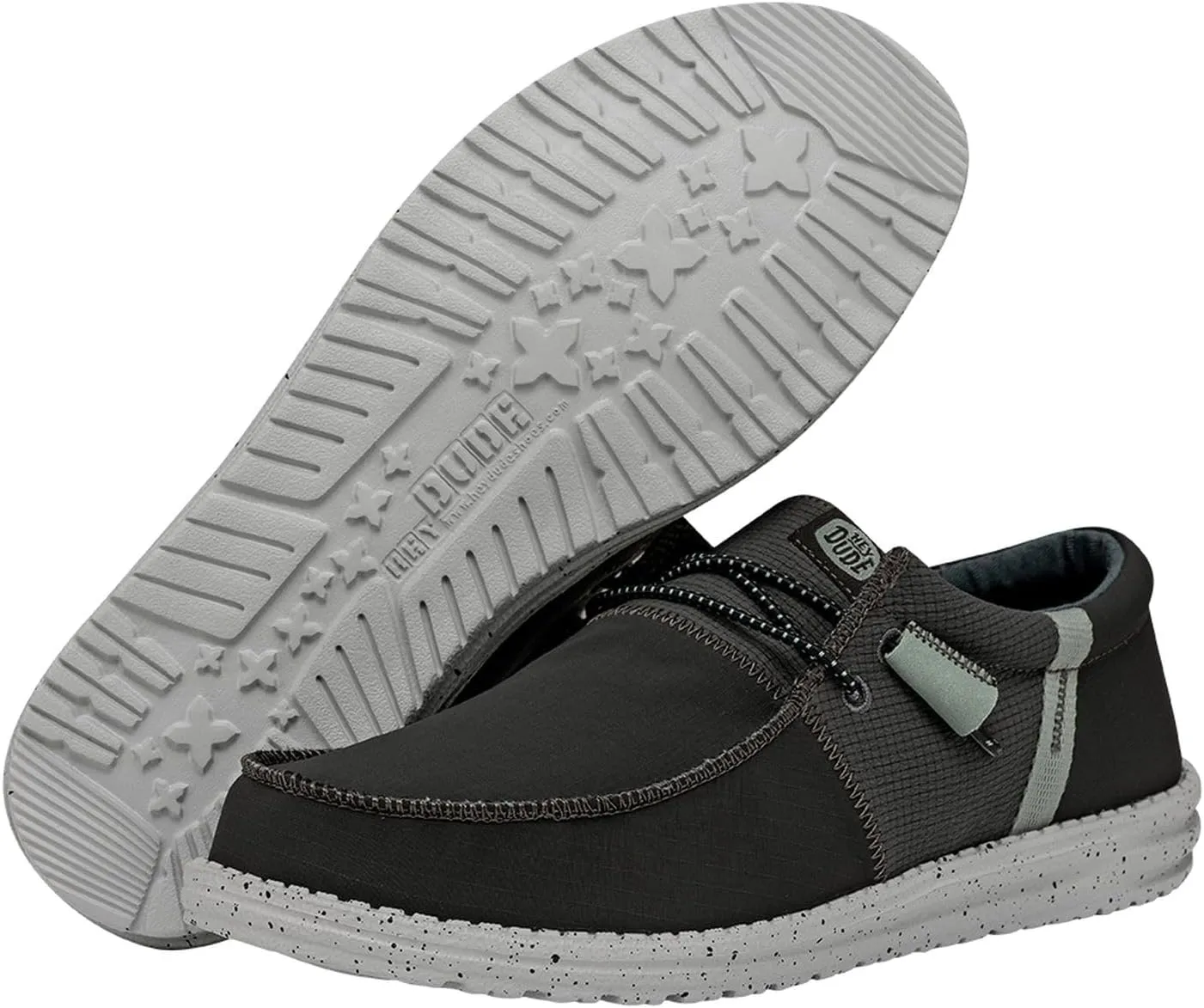 Hey Dude Men's Wally Kite Various Sizes and Colors | Men’s Shoes | Men's Lace-Up Loafers | Lightweight and Comfortable