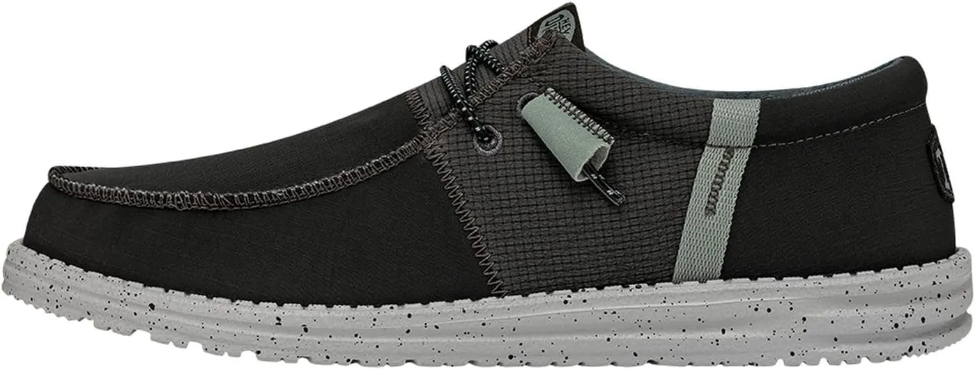 Hey Dude Men's Wally Kite Various Sizes and Colors | Men’s Shoes | Men's Lace-Up Loafers | Lightweight and Comfortable