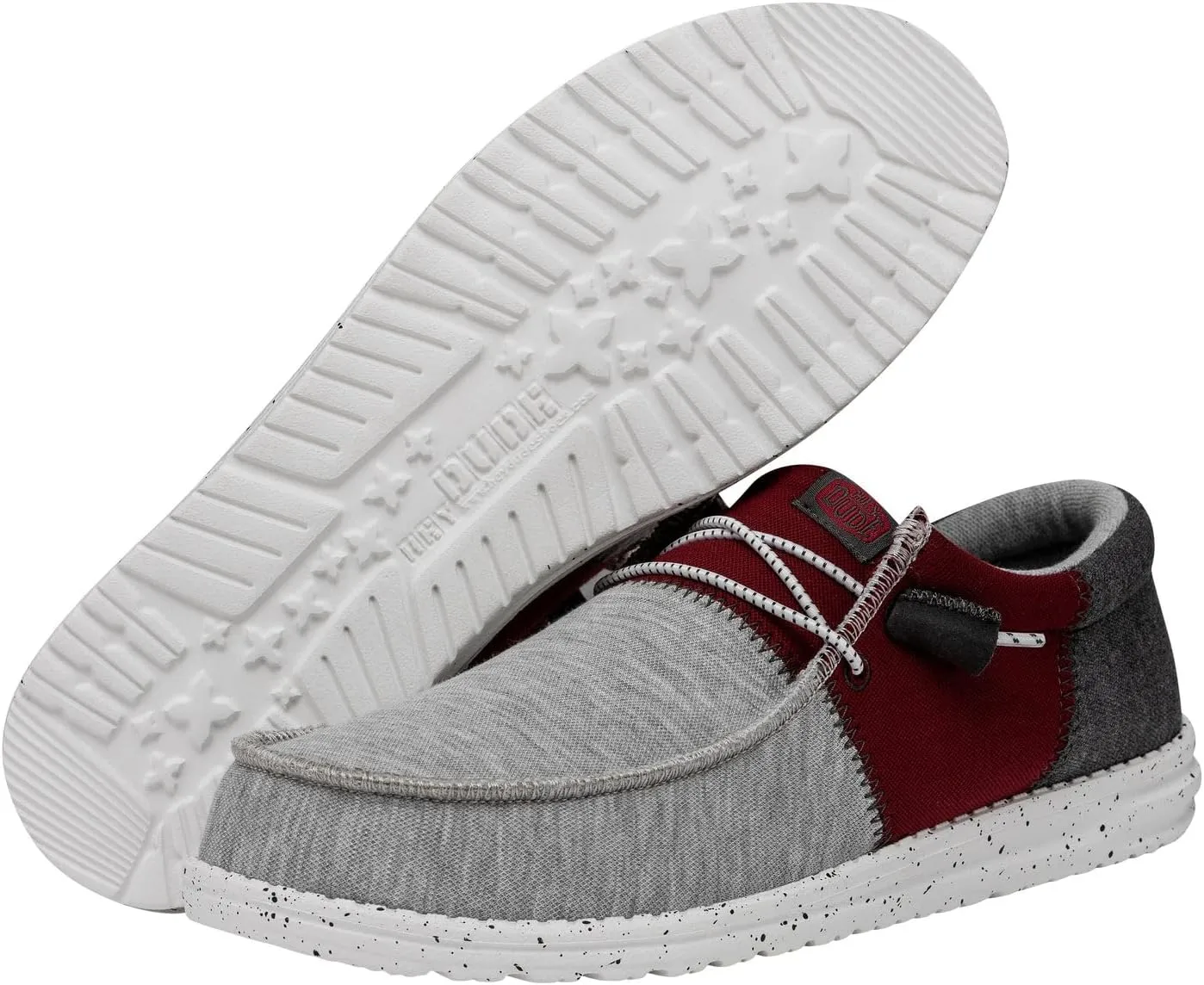 Hey Dude Men's Wally Sox Tri Colored Loafers