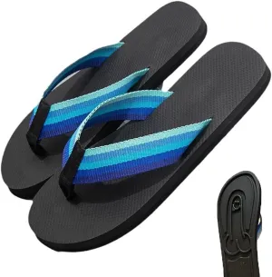 Hidden Flops, Funny Parody Creative Hidden Flip Flops, Non Slip Quick-Dry Beach Sandals, Outdoor Athletic Slippers Flip Flops Novelty Gift (Blue, 11)