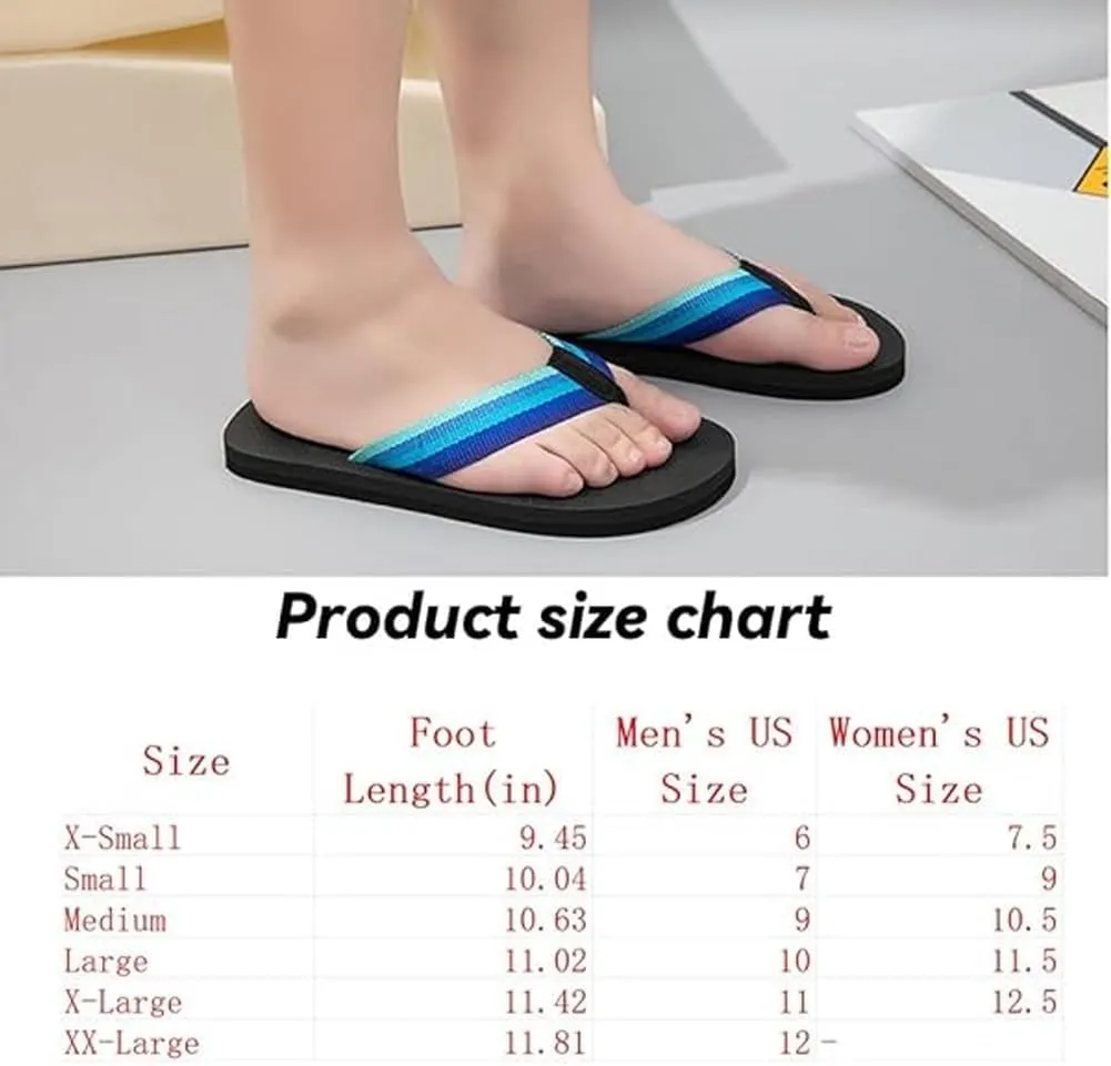 Hidden Pencil Flip Flops, Hidden Shaped Flops, Funny Print Flip Flop for Women Men,Creative Summer Beach Comfort Qui, Spoof Novelty Quick-Dry Slides(Blue,5-6 Women/4.5-5 Men)