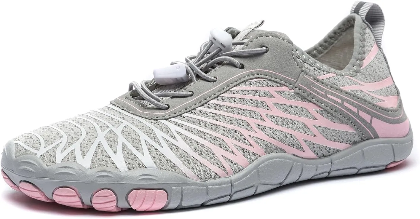 Hike Barefoot Shoes for Women Men Breathable & Non-Slip Athletic Barefoot Wide Toe Water Shoes Lightweight