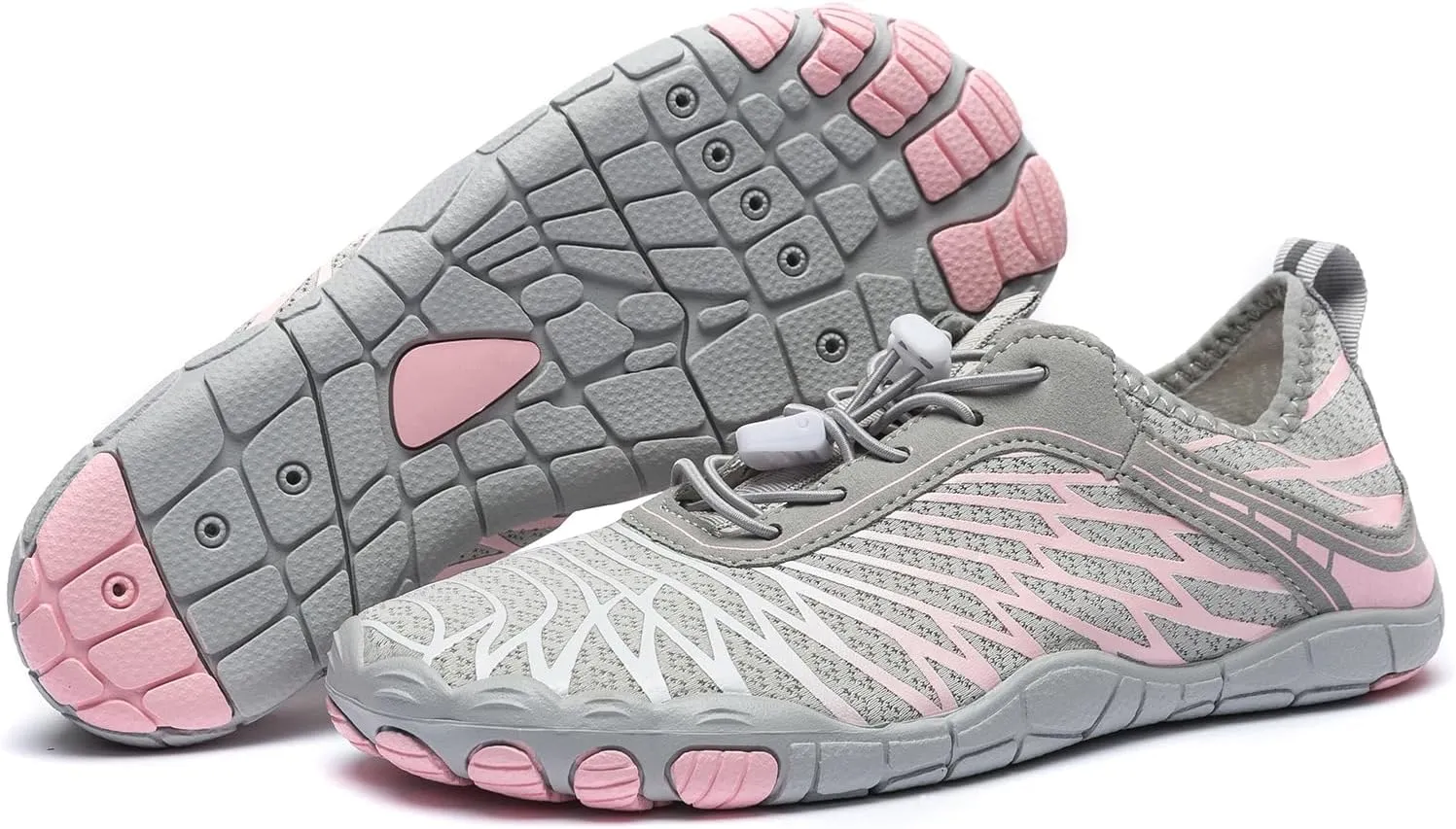 Hike Barefoot Shoes for Women Men Breathable & Non-Slip Athletic Barefoot Wide Toe Water Shoes Lightweight
