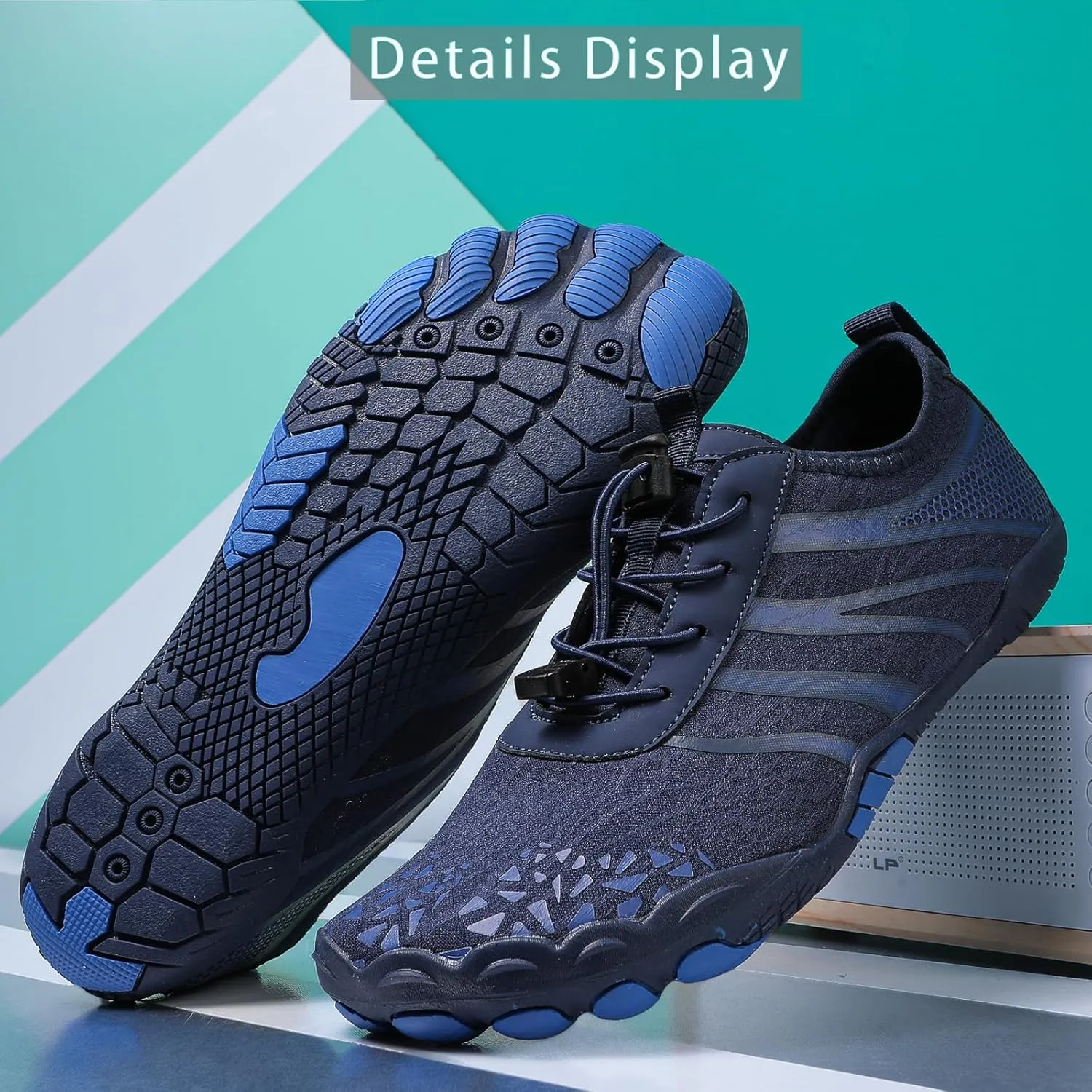 Hike Barefoot Shoes Women Men Pro Water Footwear Wide Toe Box Non-Slip Unisex Athletic Outdoor Running Shoes