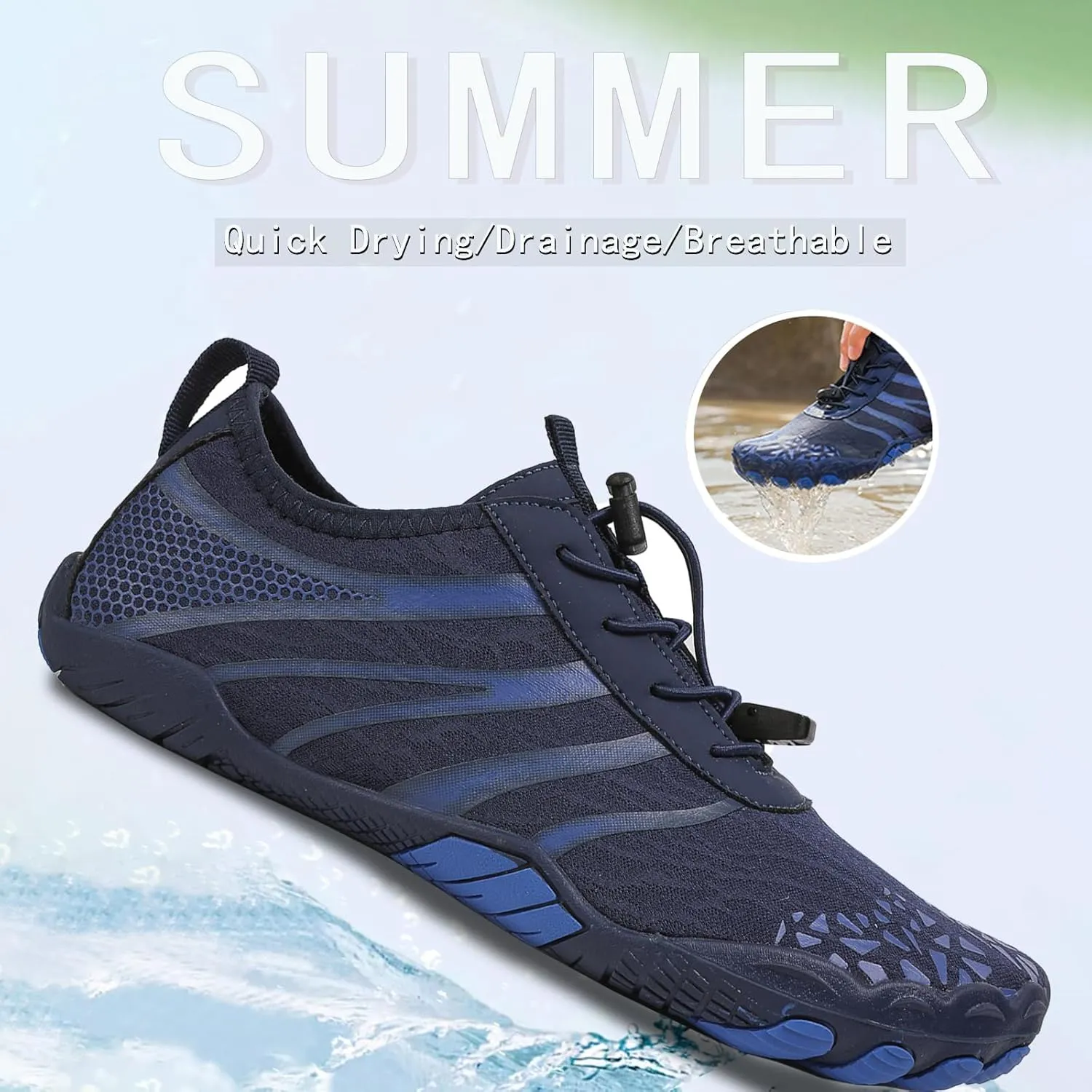 Hike Barefoot Shoes Women Men Pro Water Footwear Wide Toe Box Non-Slip Unisex Athletic Outdoor Running Shoes