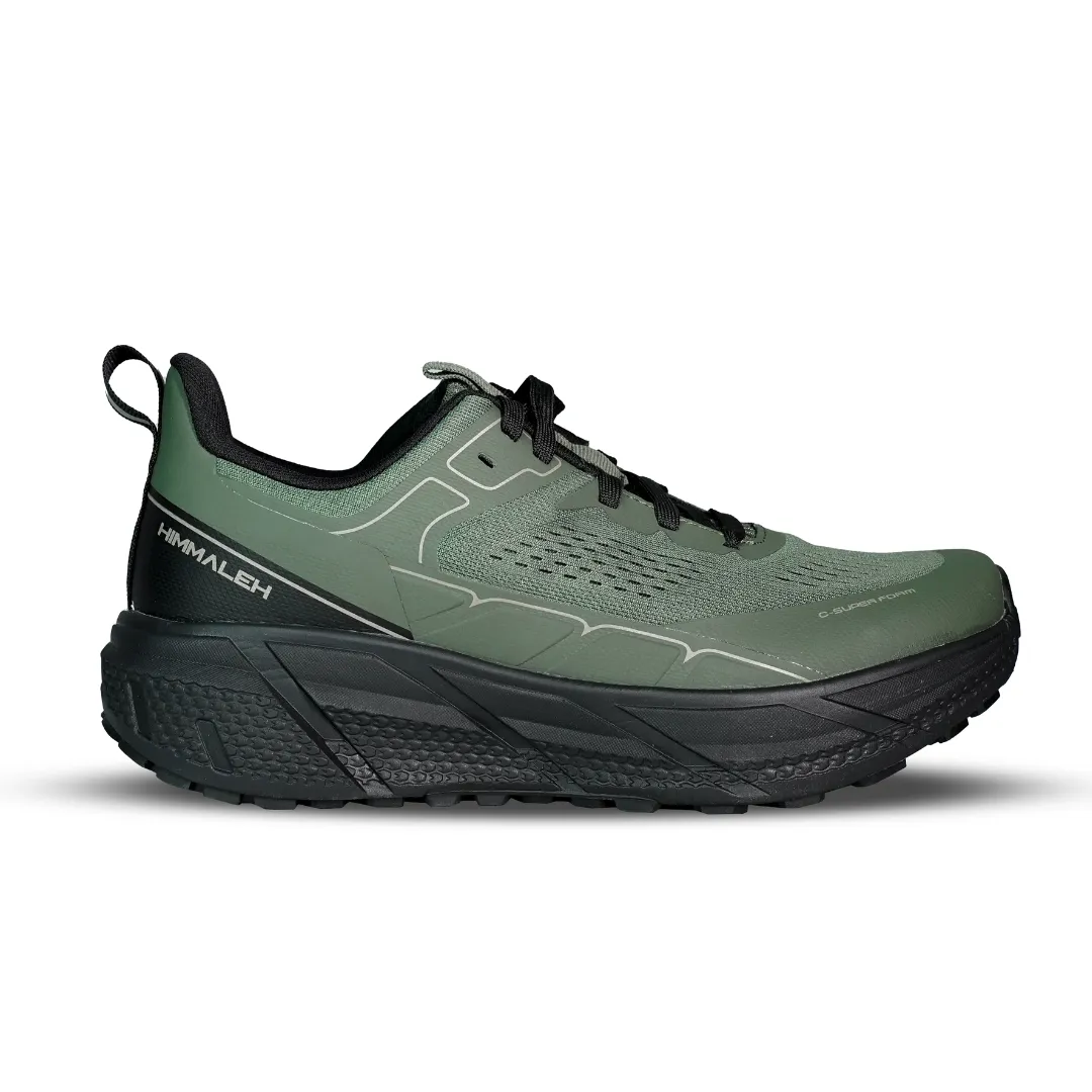 HIMMALEH AIR WALK 1 TRAIL RUNNING SHOES (BLACK)