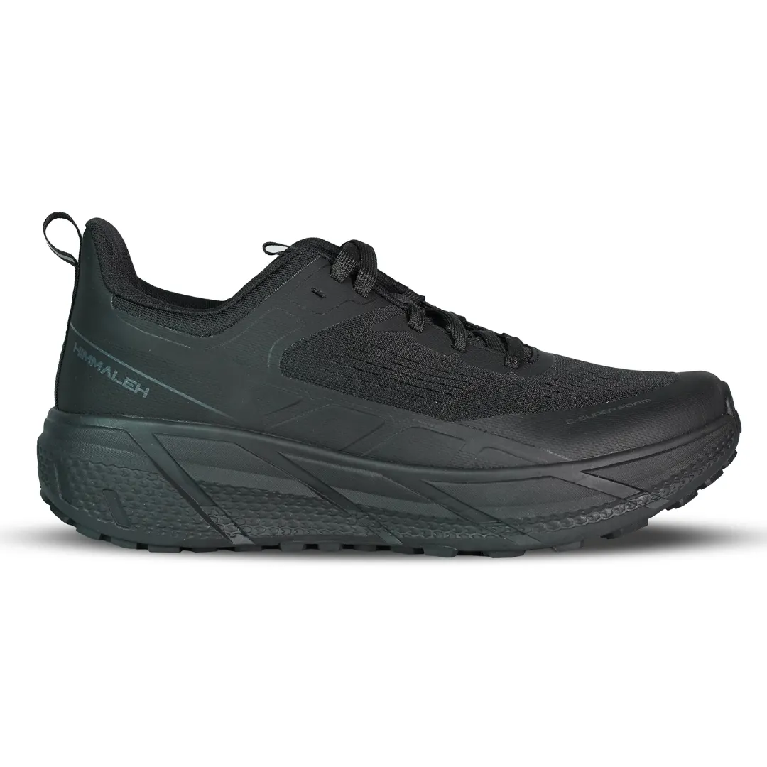 HIMMALEH AIR WALK 1 TRAIL RUNNING SHOES (BLACK)