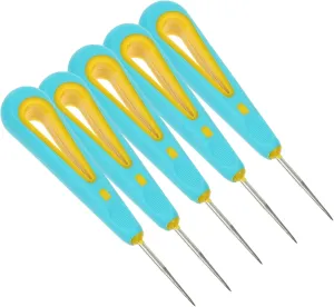 Homoyoyo Pcs Leather Repair Awl Steel Sewing Awl Tool for Comfortable Grip for Shoe Leather Repair