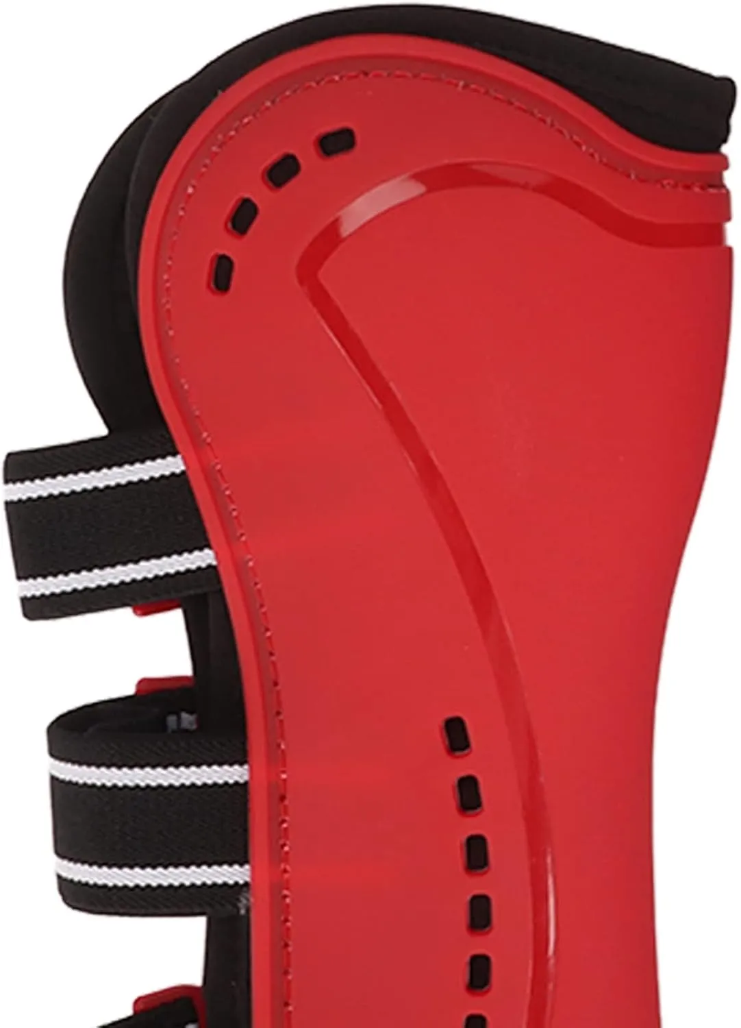 Horse Front and Rear Protective Boot, Fit Double Elastic Straps Ventilation Holes Soft Shock Absorbing Horse Leg Protector