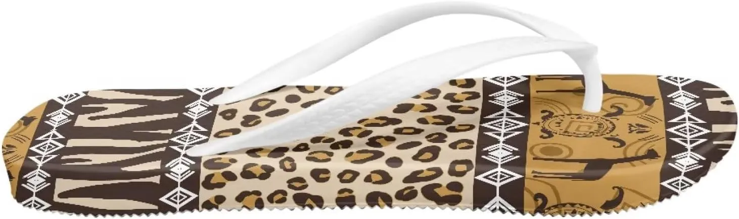 Howilath Gothic Skull Print Women Flip Flops Pool Beach Thong Sandals Soft Bathroom Shower Shoes with Arch Support