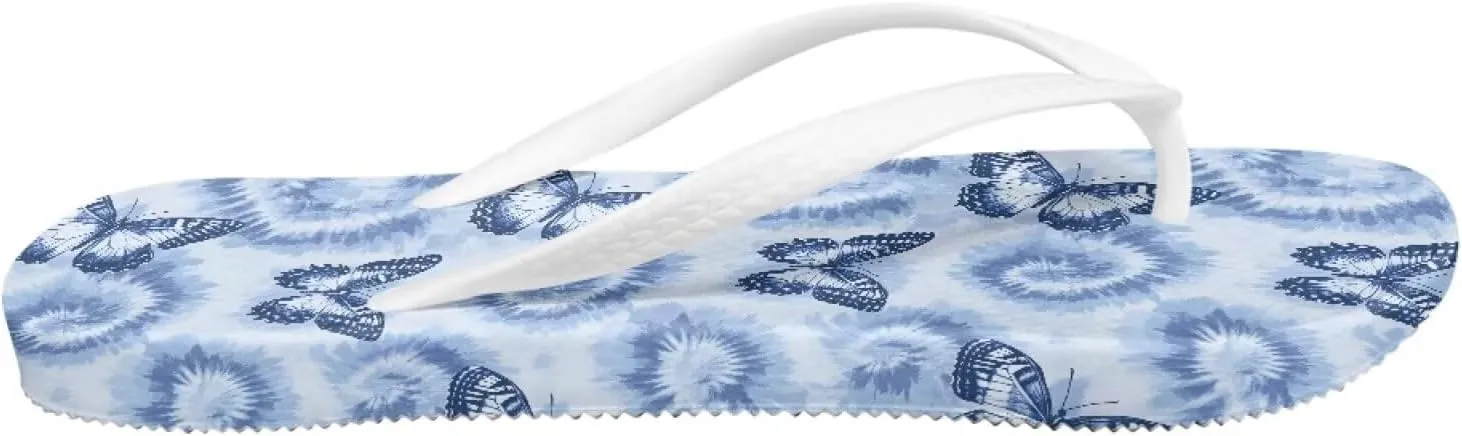 Howilath Women's Flip Flops Summer Travel Beach Slippers with EVA Sole Casual Non-Slip Thong Sandals Size 5-9