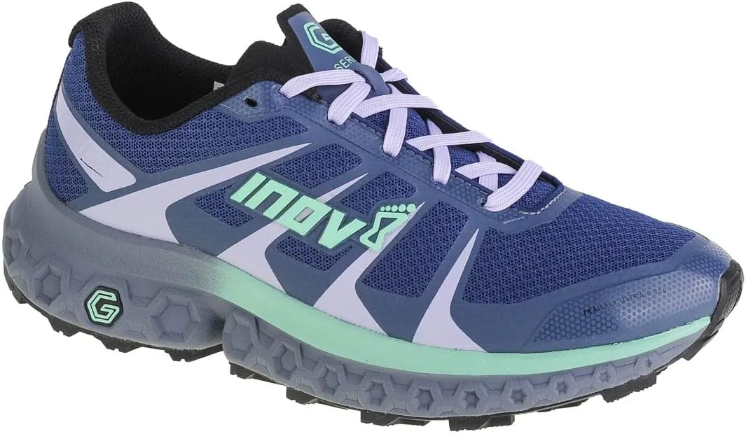 Inov-8 Women's Trailfly Ultra G 300 Max Breathable Light Comfortable Cushioned Terrain Running Shoes | Wider Fit