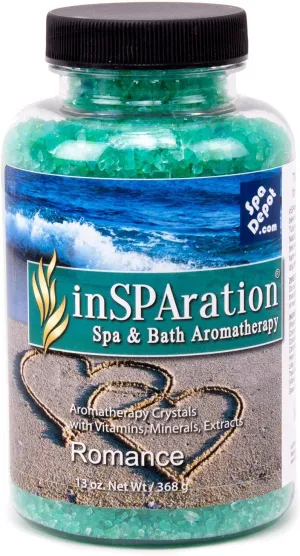 inSPAration Romance Aromatherapy Crystals for Spa, Hot Tub & Bath 13 oz.