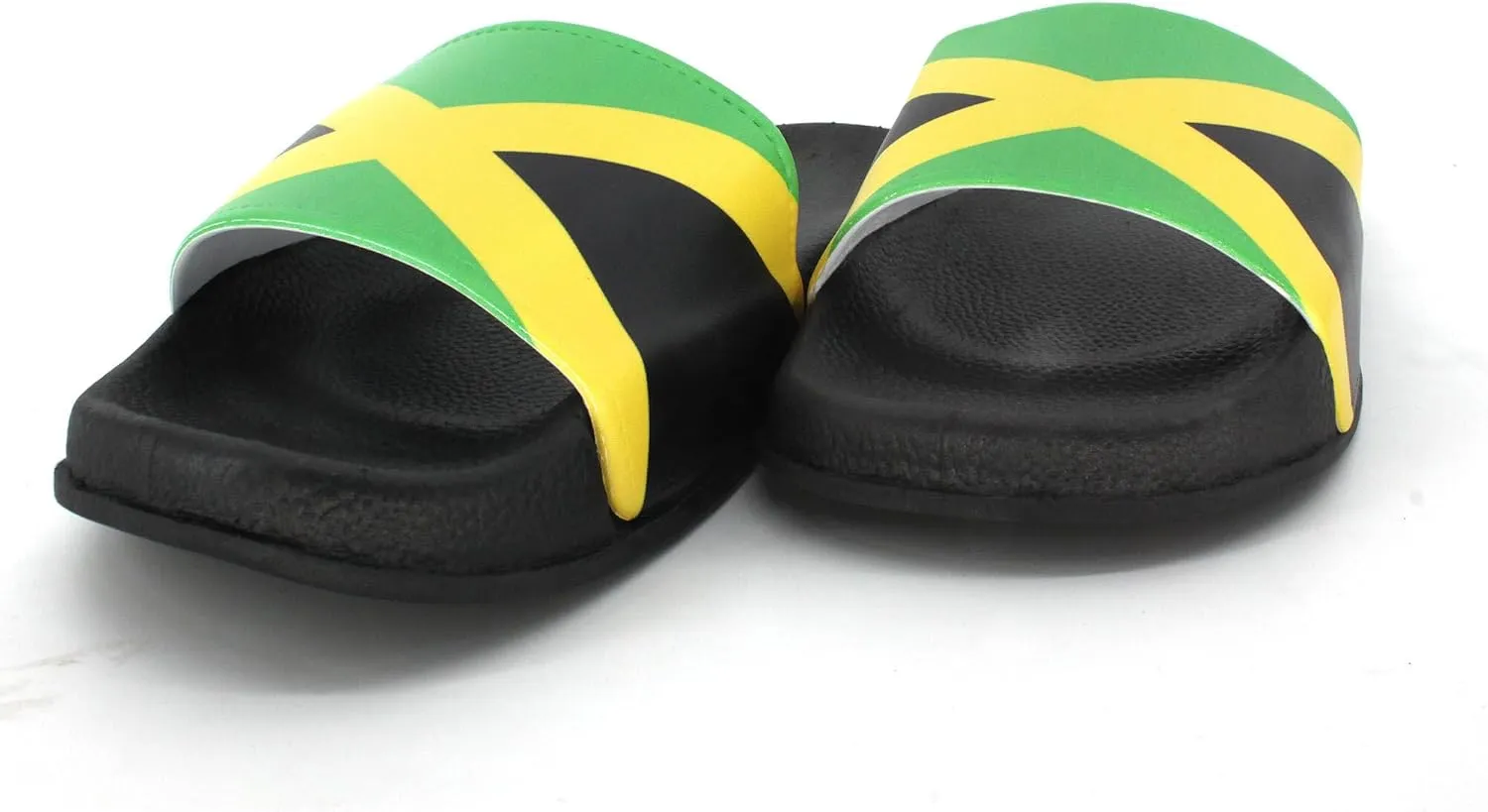Jamaican Rasta Reggae RGY Caribbean Slippers Sandals for Women and Men Sandals Open Toe Soft Cushioned Non-Slip for Indoor & Outdoor